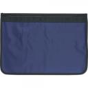 Image of Nylon Document Wallets - Navy / Black Edging